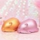 Arany - Szerencsés nagy arany disznó Piggy Bank Meng Pig születésnapi ajándék újévi kreatív ajándék V6E0