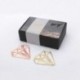 8X (Új érkezési könyvjelző gyémánt klip rózsa arany klip arany tűzőkapocsok levélpapír P5C3