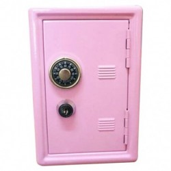 Rózsaszín - Kreatív Piggy Bank Mini Atm Pénztár Jelszó Digitális Érmék Készpénzbetét E0A1