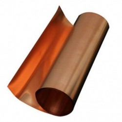 2X (2 x 1 M hosszú rézlemez Fémlemez 99,95% tisztaságú T8T3)