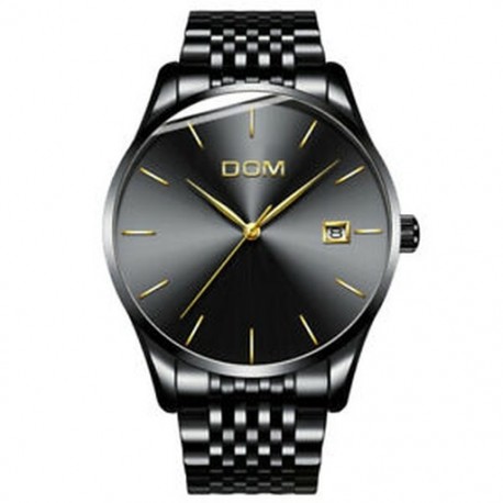 2X (DOM férfiak nézi a Top Brand Luxury Quartz karóra alkalmi kvarc órát Alloy Me A4U3