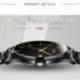 2X (DOM férfiak nézi a Top Brand Luxury Quartz karóra alkalmi kvarc órát Alloy Me A4U3