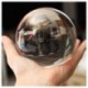 100 mm-es kerek üveg kristálygömb, mágikus tiszta gyógyító jóslásgömb szoba D T1E8