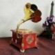 4X (Creative Phonograph Music Box ékszerdoboz ajándék karácsonyi Retro Music BoxG3M4