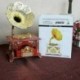 4X (Creative Phonograph Music Box ékszerdoboz ajándék karácsonyi Retro Music BoxG3M4