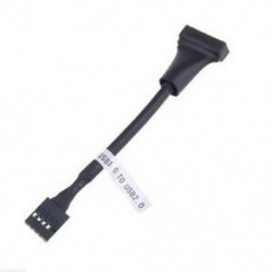 1X (fekete 19 tűs USB 3.0 aljzat 9-tűs USB2.0-aljzatú alaplapi kábelhez adaptálva N7V6