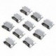 10 x Micro-USB csatlakozóaljzat PCB SMD Mount Silver Y9M4