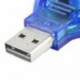 Kék egér billentyűzet USB A dugaszoló csatlakozó dugaszos PS / 2 csatlakozó adapterhez L8O3
