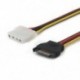 SATA tápfeszültség-csatlakozó aljzat és Molex-csatlakozó adapter átalakító kábel, 6 hüvelykes P3N2