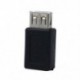 2X (USB 2.0 A aljzat - Mini USB B 5 pólusú aljzat-átalakító fekete C4M2)