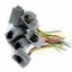 10 db 616E 4P4C RJ9 női telefoncsatlakozó adapter 4 vezetékkel, 8 cm-es W8P1
