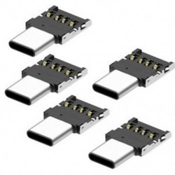 1X (5 db Ultra Mini C típusú USB-C – USB 2.0 OTG adapter az Y7L9 mobiltelefon táblázatához)