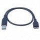 1X (USB 3.0 kábel, USB3.0 HDD adatkábel, aljzat a mikro-B hosszabbító kábelhez, USB K3R4)