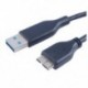 1X (USB 3.0 kábel, USB3.0 HDD adatkábel, aljzat a mikro-B hosszabbító kábelhez, USB K3R4)