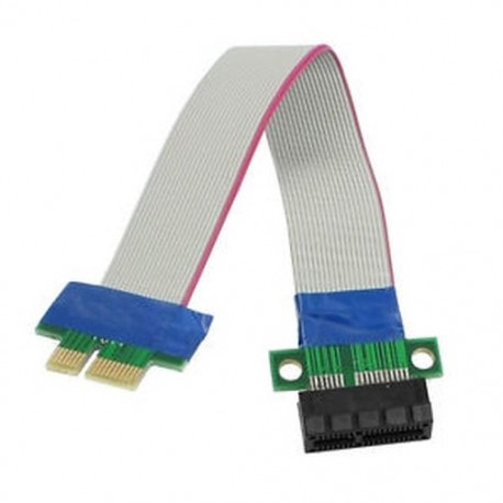 PCI-Express PCI-E 1X Riser Card Flex Extender Kábel PC I2R7 G5E4-hez