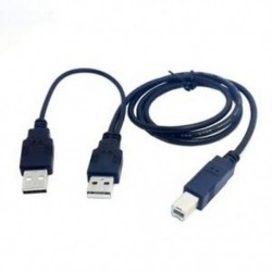 Kettős USB 2.0 csatlakozó - standard B aljzathoz Y kábel 80 cm-rel a nyomtatóhoz és a szkennerhez és az E P4G0-hoz