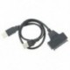 semoic USB 2.0 - SATA soros ATA 15   7 22P adapterkábel 2,5 hüvelykes HDD La V4N7-hez