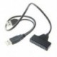 semoic USB 2.0 - SATA soros ATA 15   7 22P adapterkábel 2,5 hüvelykes HDD La V4N7-hez