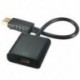 HD DP kijelzőport HDMI HDMI aljzat-kábel-átalakító adapter a HP Q0N7 laptophoz