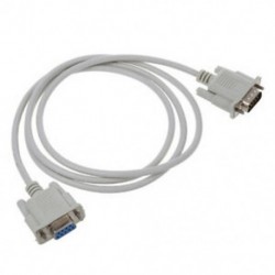 RS232 DB9 9-pólusú dugaszos és aljzat soros port kábel ipari adapter 1.3M Z1V1
