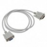 RS232 DB9 9-pólusú dugaszos és aljzat soros port kábel ipari adapter 1.3M Z1V1