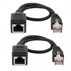 30 cm-es RJ45 hosszabbító kábel, hím-Ethernet kábel két O2N1 hálózathoz