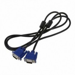 Fekete kék VGA 15 érintkezős hím és férfi dugasz kábel számítógép monitor vezetékes kábel S8G8