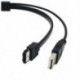 2,5 hüvelykes SATA 22Pin merevlemez-meghajtó az eSATA Data USB-tápkábel-adapterhez P3B5