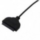 USB 3.0 - 2.5 &quot SATA III merevlemez-adapter kábel / UASP - SATA - USB 3.0 E0O0