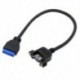 USB 3.0 egyetlen port A női csavaros rögzítőelem felfelé fordított alaplap 20pi T6N8