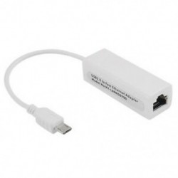 2X (mini USB 5 tűs 10/100 Mbps RJ45 LAN Ethernet adapter a D6O7 tábla PC-hez)