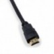 1X (HDMI arany csatlakozó VGA HD-15 hímhez 15-pólusú adapterkábel 6FT 1,8M 1080P Q5U8)