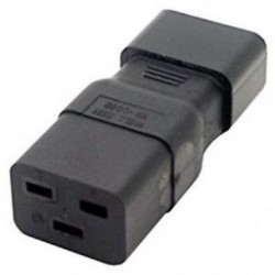 1X (PDU UPS tápellátás IEC aljzat C14 - aljzat C19 adapter IEC C19 - C14 csatlakozó K3H5