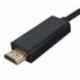 1080P 1,8 m-es Displayport DP és HDMI Male AV adapterkábel LCD HDTV PC T8Y0 laphoz