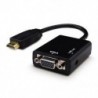 HDMI-VGA   audiokábel-adapter, akár 1080p Full HD, konverter, HDTV Bla W3L7