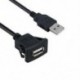 Gépkocsi műszerfal Süllyesztett USB-csatlakozó aljzathoz a dugaszoló aljzathoz az R3E4 kábel