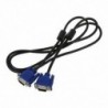 2X (fekete kék VGA 15 pólusú hím-hím dugasz kábel számítógép-monitor kábel F8N3