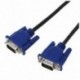 2X (fekete kék VGA 15 pólusú hím-hím dugasz kábel számítógép-monitor kábel F8N3
