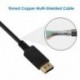 1X (DisplayPort (DP) - DVI kábel, aranyozott, 6 lábú K2E7)