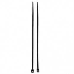 1000db nylon rögzítő csomagolás elektromos kábelkötegelő fekete 10 cm hosszú Z9F4