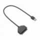 2,5 hüvelykes Sata Usb3.0 Easy Drive (merevlemez-adapter) 2,5 hüvelykes 7-15M E6N3-at támogat