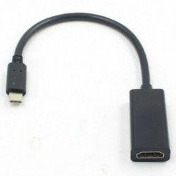 1X (USB C – HDMI adapter 4K 60 Hz C típusú 3.1, aljzat – HDMI aljzat kábel, adapteres U3U2)