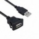 1X (autós műszerfal süllyesztett USB-csatlakozó aljzat és aljzat dugaszoló panel fülke Y7N4