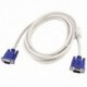 3 méter 9.8Ft fehér, 15 tűs VGA dugaszoló csatlakozó kábel adapter PC-hez B6K5 L5S1