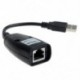 Ethernet RJ45–4 USB 2.0 adapterkiterjesztő, több mint 150 láb hosszúságú hálózati bővítmény, Ca F2V4
