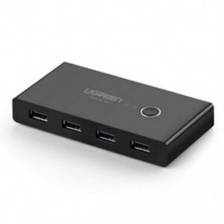 Ugreen usb nyomtató megosztó eszköz, kettőből négybe, két számítógépes egérből és P4P2-ből