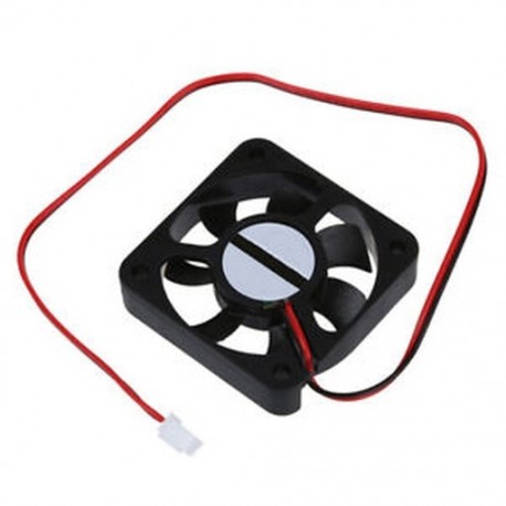 1X (DC 12V 2 pólusú csatlakozó, kefe nélküli hűtőventilátor 50 mm x 50 mm x 10 mm J2D1)