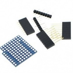1X (Protoboard pajzs Wemos D1 Mini kétoldalas Perf Board kompatibilis F7D4-hez)