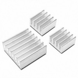 3 db / set alumínium hűtőborda hűtő a Raspberry Pi D5W6 hűtéséhez