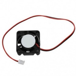 1X (25 mm x 10 mm 2 tűs DC 12V 0,05A fekete műanyag mini hűtőventilátor J6Z1)